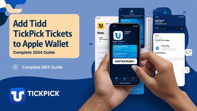 Add TickPick Tickets to Apple Wallet