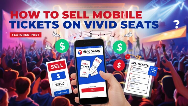 How to Sell Mobile Tickets on Vivid Seats